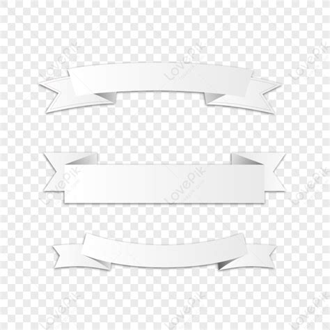 White Banner PNGs for Free Download .